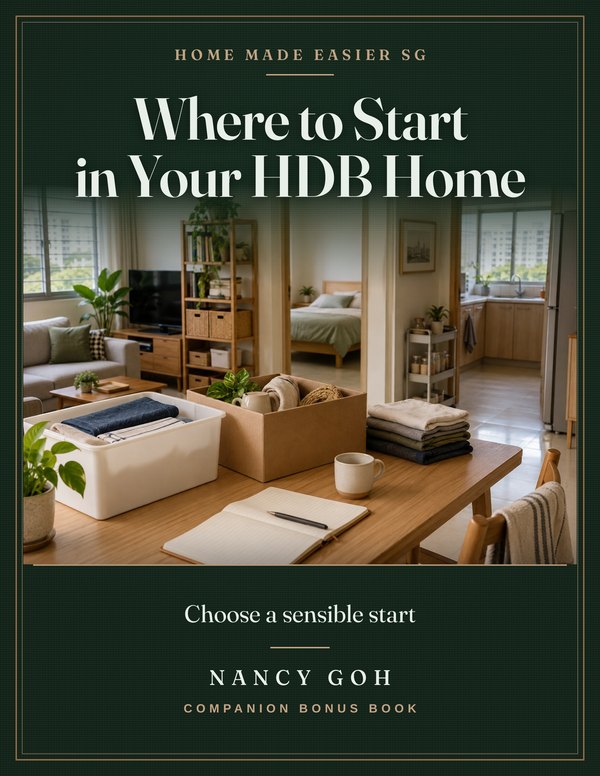 Where to Start in Your HDB Home bonus book cover